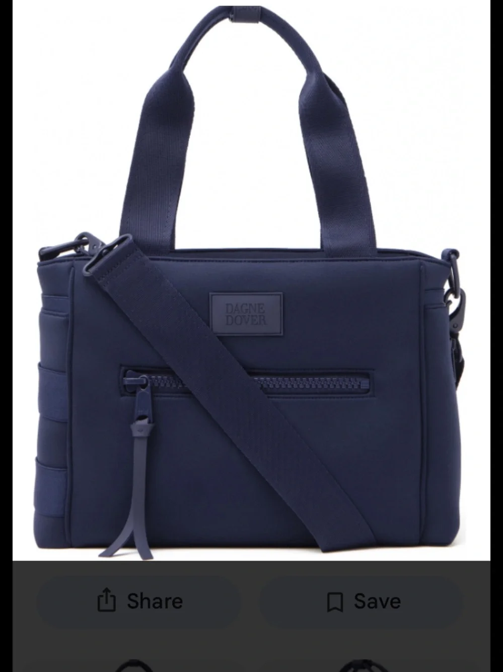 Dagne Dover Wade Diaper Tote Small Naby Neoprene flaw